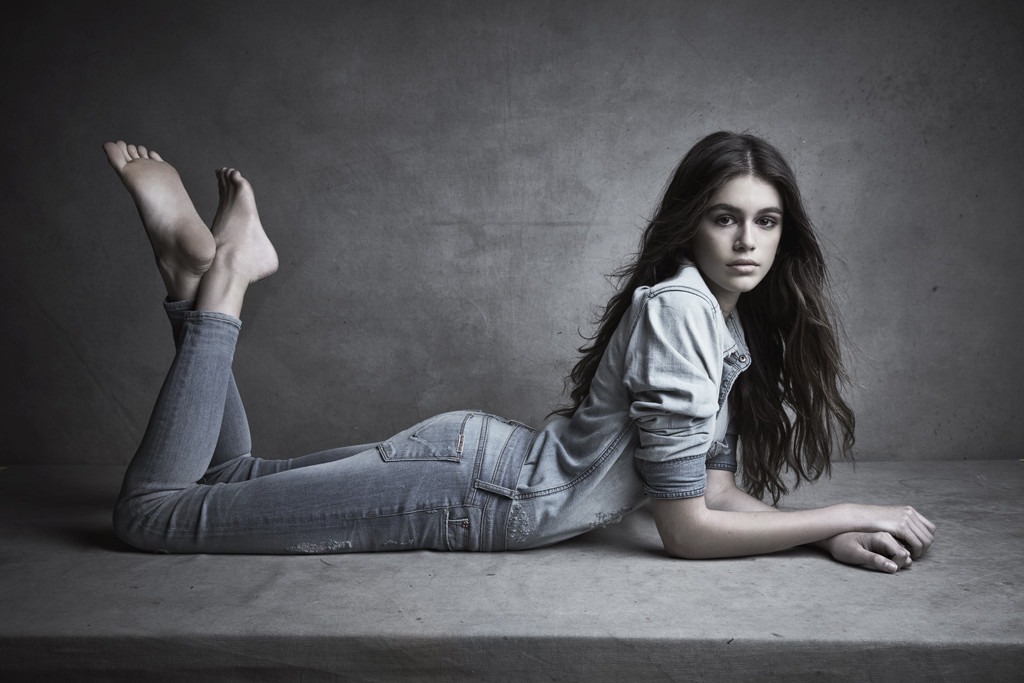 Kaia Gerber and Gabriel-Kane Day-Lewis' Hudson Jeans Fall '17 Campaign